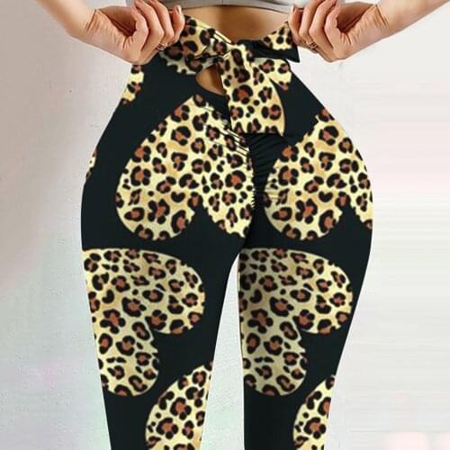 Yoga Pants Leggings Women Camouflage Heart Printing Yoga pants High Waist Stretch Strethcy Fitness Leggings Yoga Workout Pants