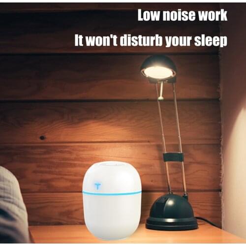 200ml Mini Ultrasonic Humidifier Usb Essential Oil Diffuser Car Air Purifier Aromatherapy Negative Ion Atomizer With Led Bulb