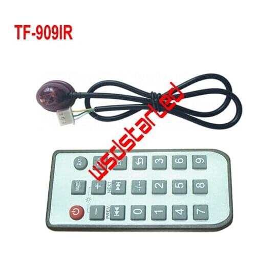 TF-909IR TF IR remote LED controller Only support TF-QS2 TF-QS2N TF-QS3 TF-QS3N TF-QS5 LED sign controller 2019 2020 Hot Sales