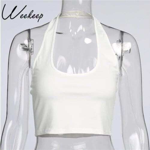 Женские трикотажные майки WEEKEEP China At AliExpress