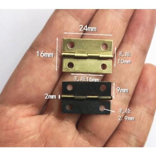 1 inch flat hinge right angle packing box loose leaf inside 180 degree small hinge gift box hinge iron fittings wooden box