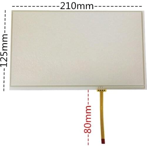 210*125 new 9 inch resistive touch screen car navigation GPS touch screen