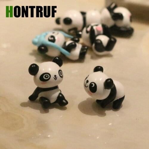 Aquarium Landscaping Accessories Fish Tank Ornament Resin Crafts DIY Micro Landscape Gardening Landscape Panda Doll