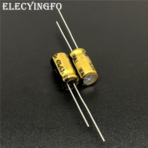 10pcs 470uF 6.3V NICHICON FW Series 6.3x11mm 6.3V470uF Audio Aluminum Electrolytic Capacitor