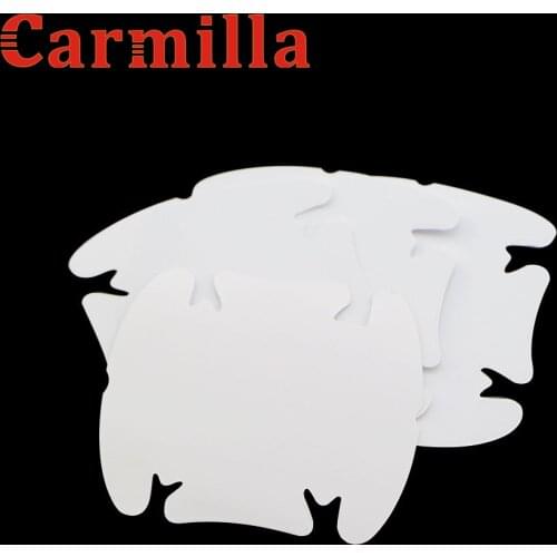 Carmilla Car Universal Door Handle Scratches Automobile Shakes Protective Vinyl Protector Films Car Sticker Accessories