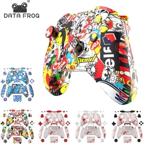 Full Housing Shell For Xbox One S Hydro Dipped Replacement Case With Full Buttons Kit For Xbox one slim wireless Controller