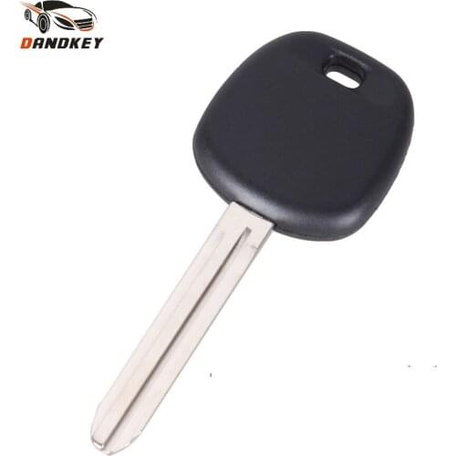 Dandkey 10X Blank Transponder TOY43 Blade Key Shell For Toyota RAV4 PRADO COROLLA Camry Reiz Highlander Yaris Corolla NO LOGO