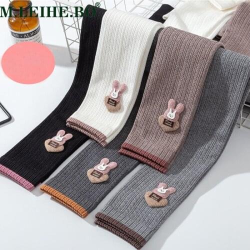 Kids Girls Leggings Spring Winter Flower Printed Children Girls Pencil Pants Cute Toddler Leggings Girls Leggings for Outdoor