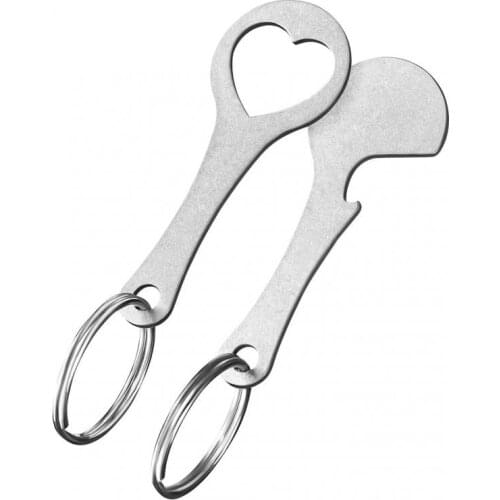 DIY Shopping Trolley Tokens Couple Key Chains Decorative Key Hook Keyrings Aluminum Alloy Key Ring Coin Holder Keychain