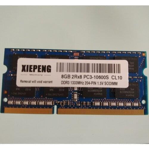 For DELL Latitude E4300 E4310 E6410 ATG E6510 XT2 XFR Laptop 4GB DDR3 1333MHz PC3 10600 RAM 8GB 2Rx8 PC3-10600 Notebook Memory
