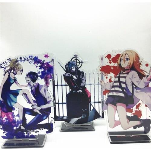 Anime Angels of Death Model Doll Acrylic Stand Rachel Zack Danny Gray Action Figure Toy 15cm double-side