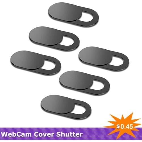 WebCam Cover Shutter Magnet Slider Plastic Universal Camera Cover For Web Laptop iPad PC Macbook Tablet Privacy Sticker Antipeep