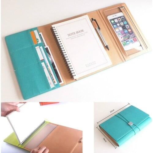 Fashion A5 Loose-leaf Creative Multifunction Coil Notepad Business Imitation Leather Notebook