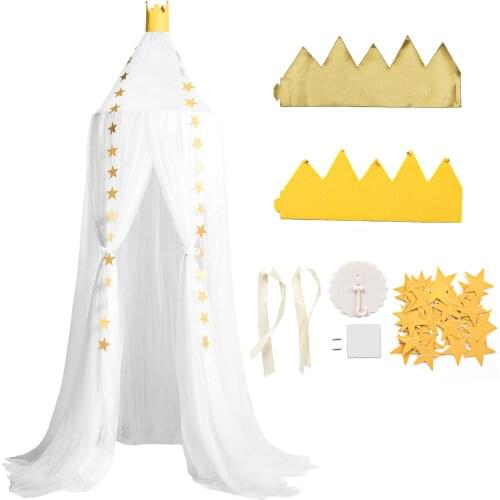 Mosquito Net Hanging Children Bedding Dome Bed Canopy Cotton Bedcover Curtain Baby Kid Reading Home Decor New Good Dream