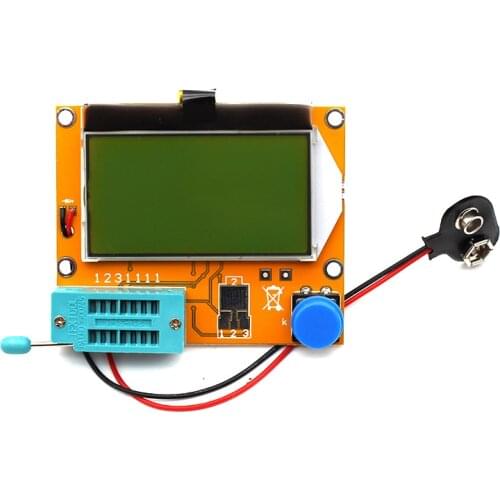 Multimeter Transistor Tester LCR-T4 Mega328 M328 Meter Backlight Diode Triode Capacitance ESR Meter MOS/PNP/NPN L/C/R