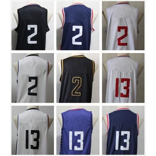 2020-2021 Season High qulality Los Angeles #2 #13 Mens basketball jerseys Cotton embroidery version can be customized