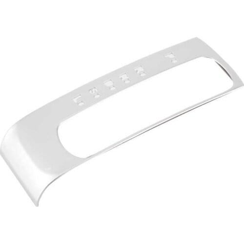 Gear Shift Box Panel Cover Trim Matte Silver Frame Decor Gear Shift Panel Trim Fit for Honda Civic 2016