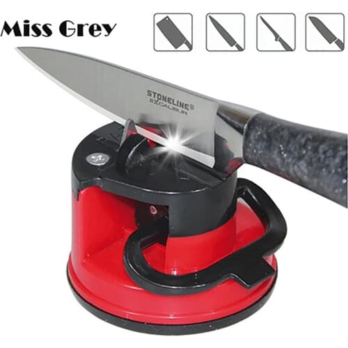 Knife Sharpener Kitchen Knives Sharpening Stones Chef Special Grindstone With Sucker Drill Sharpener Kitchen Tools Accessories