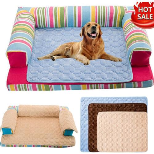 Comfortable Summer Pet Cooling Mat Cold Gel Pad Cushion for Dog Cat Puppy Pad Size S