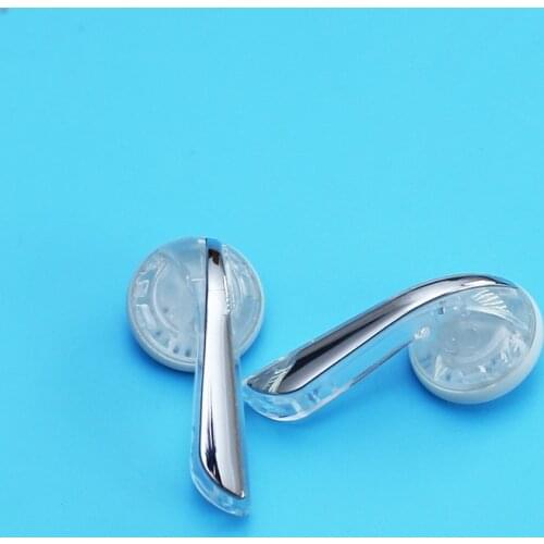 1pair DP100 diy earphone casing 15.4mm flat head transparent casing