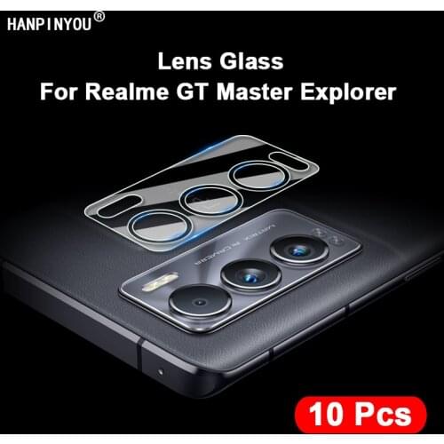 10 Pcs For Realme GT Master Explorer Edition 6.55" Clear Rear Camera Lens Protector Cover Soft Tempered Glass Protective Film