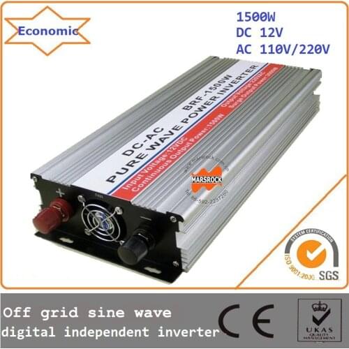 1500w 12/24Vdc 110/220Vac 50/60Hz off grid sine wave inverter, digital independent inverter with high quality,economic price