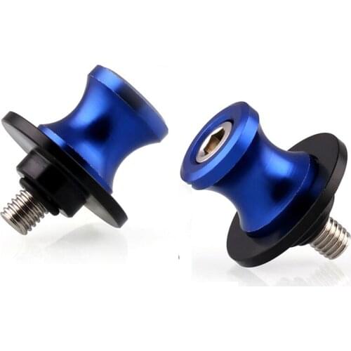 2pcs 8mm Motorcycle Stand Screws Swingarm Spools slider Accessories For KAWASAKI Z800 Z1000 Suzuki GSR 600 700