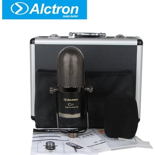 Alctron C77 studio condenser microphone, instrument microphone used in percussion, piano, string and such kinds of instruments