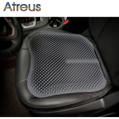 Atreus Silicone massage cushion Car Seat Cover For Mitsubishi ASX Outlander Lancer 10 I200 Peugeot 208 406 2008 5008 Lifan X60