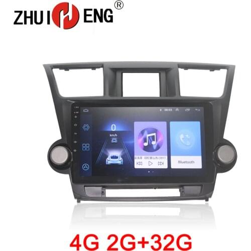 ZHUIHENG 2G+32G Android 8.1 Car Radio for Toyota Highlander Kluger 2008-2012 car dvd player gps navigation car accessory 4G