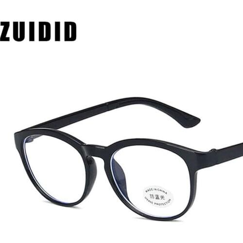 ZUIDID Blue Light Blocking Kids Glasses Spectacles Anti Eyestrain Decorative Eyewear Child Girl Optical Lens Round Eyeglass Boys
