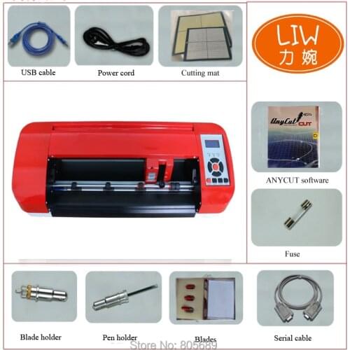 Artistic cutting plotter latest design mini cutting plotter - LIW380 desktop cutter ANYCUT SOFTWARE free shipping