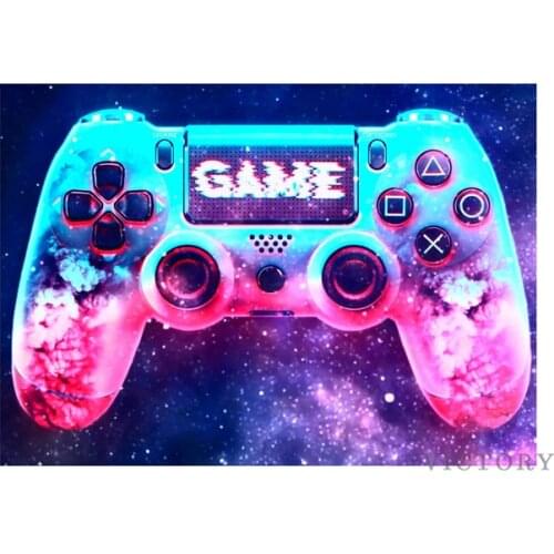 Gaming Diamond Painting Game Controller Handicraft Full Square/round Diamond Embroidery Mosaic Gamer Room Decor Gift