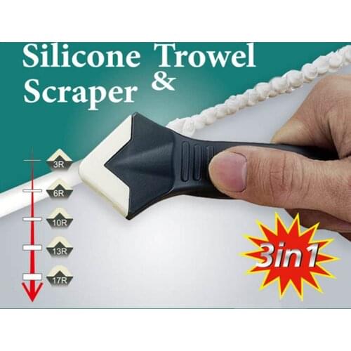 Caulking Tool Glass Glue Angle Scraper Tools Caulk Cement Scraper Silicone Sealant Remover Shovel Floor Cleaning Kitchen Window
