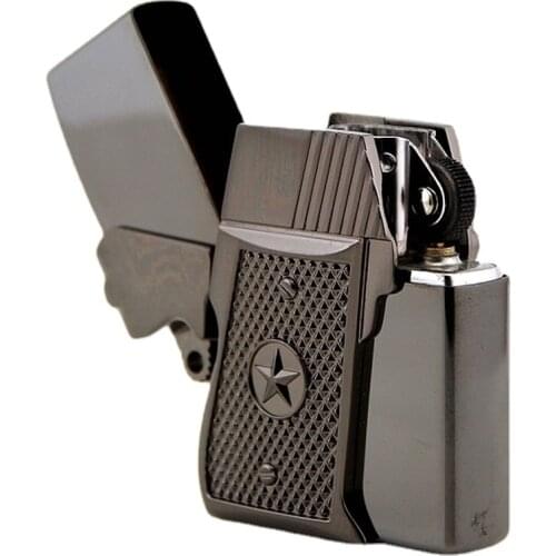 Pure Copper Kerosene Lighter Pink Fmale Lighter Windproof Grinding Lighter Vintage Cool Lighter Lighters For Smoking Weed