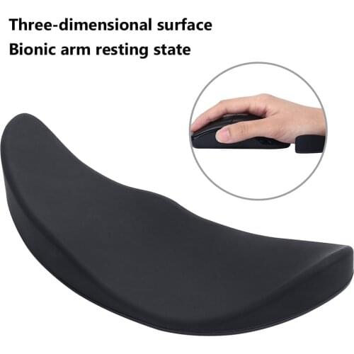 Mouse Pad Gel Non-Slip Wrist Rest Support Mouse Silicon Pad Notebook Office Keyboard Wrist Rest for Computer Laptop