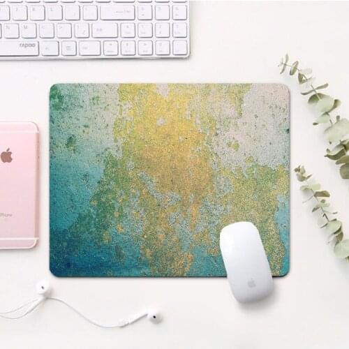 Mai Ruige Mouse Pad Brown Stripes Green PC Notebook Computer Hot Selling Office Supplies High Performance Rubber