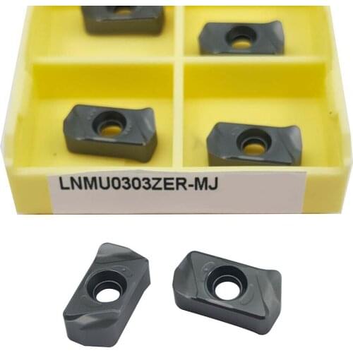 LNMU0303ZER-MJ Lathe Milling CNC Inserts Carbide Inserts For EXN 03R Milling Cutter