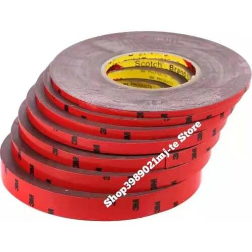 3 M Powerful Fixed Acrylic Double-sided Tape High Viscosity Foam Adhesive Auto Special Sponge Puffs Glue Sticker 0.8mm Thick