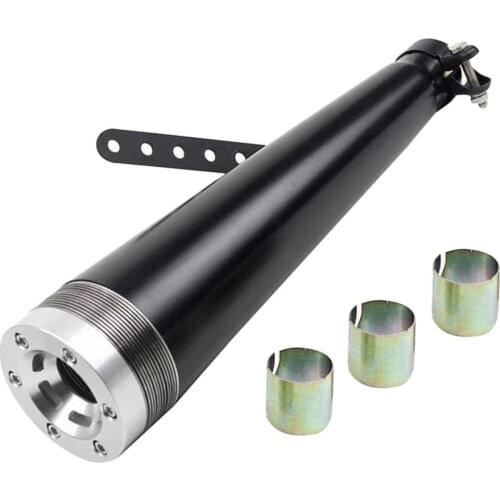 Motorcycle Slip on Exhaust System Pipe Black for Harley Motorcycle Replacements Parts