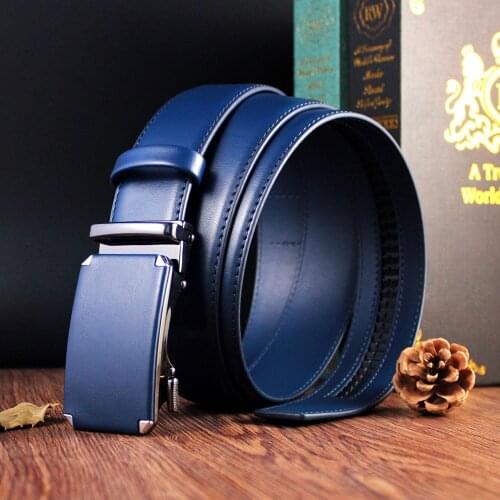 2021 Famous Brand Belt Men Top Quality Genuine Luxury Leather Belts for Men Strap Male Metal Automatic Buckle Men belts