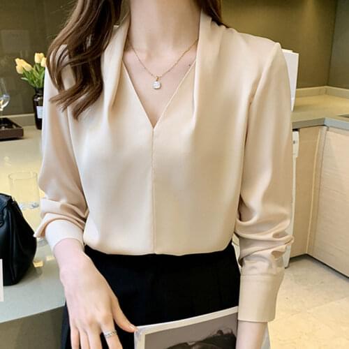 NOEEV Satin Blouses