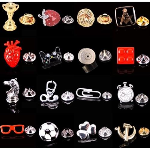 New brass enamel spray paint exquisite Brooch fashion men and women Lapel Pin clothing backpack accessories Badge