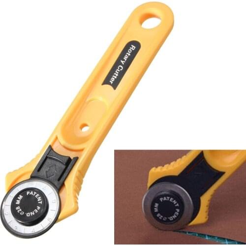 New Arrival 28mm Rotary Cutter Premium Quilters Sewing Fabric Craft Quilting Cutting Tool High-Speed Steel Blade