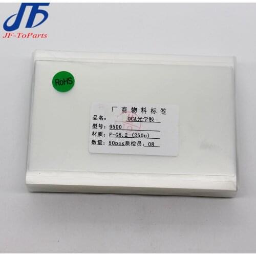 50pcs 125um Optical Adhesive Clear OCA Glue for Samsung Galaxy S8 S9 S10 Plus S10E / S7 EDGE / Note 8 9 LCD Touch Glass Film