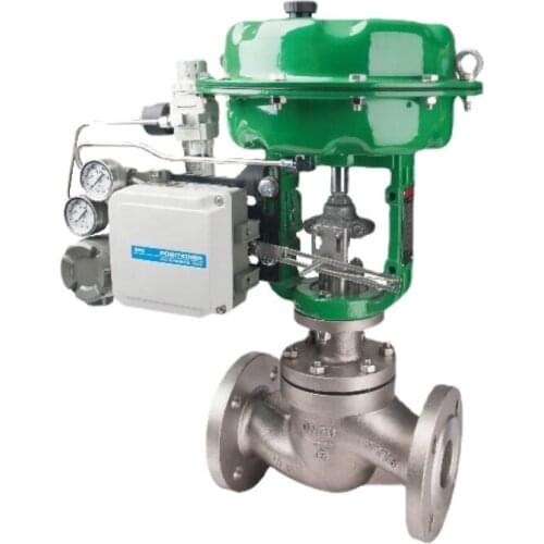 Pressure water flow pneumatic control regulating valve