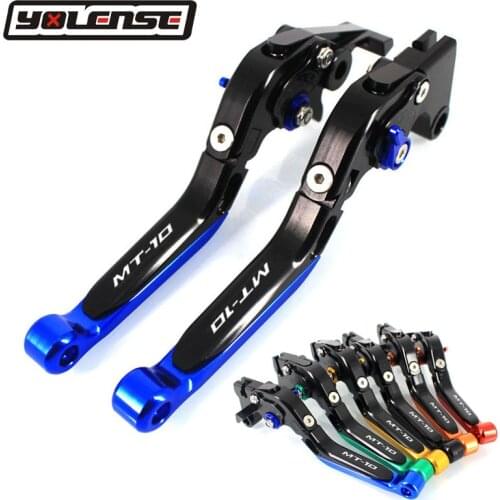 For Yamaha MT10 MT-10 FZ-10 FZ10 2015-2018 2017 CNC Adjustable Brake Clutch Lever Foldable Extendable Motorcycle Accessories