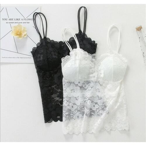 Sexy Lace Bralette Tube Tops Bandeau Summer Women Summer Lace Bra Tanks Crop Tops Bandeau Girl Vest Underwear