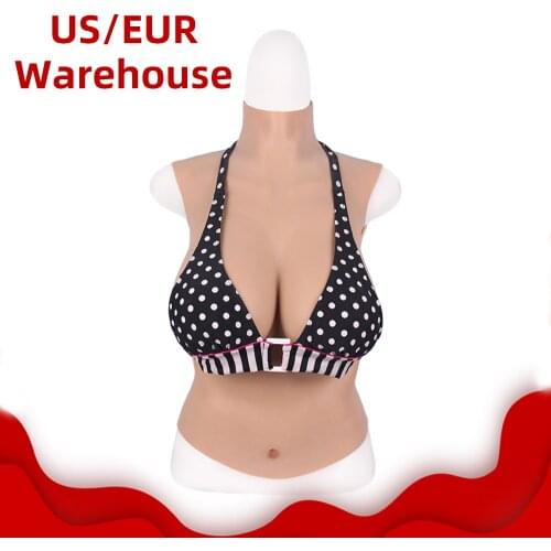 KnowU Crossdresser G Cup Silicone Boobs Breast Forms Half Body Artificial Big Tits Shemale Transgender Travesti рансвеститы