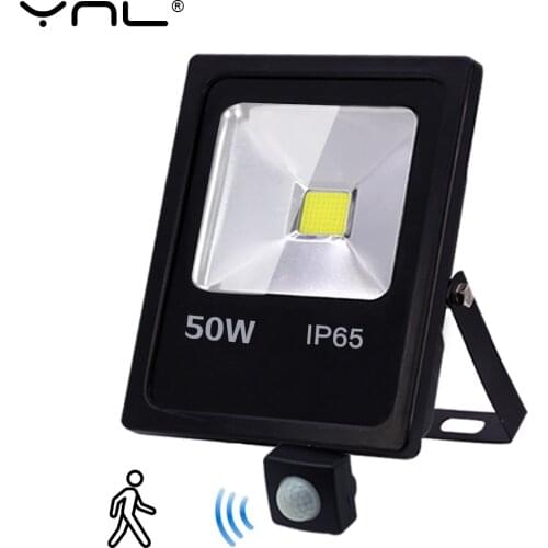 Motion Sensor LED Flood Light 50W 30W 10W AC 220V Waterproof IP65 Reflector Floodlight Lamp foco Led Exterior Spot Outdoor Light